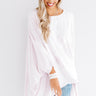 Drift Away Tie Dye Shift Tunic In Light Pink Image - 1