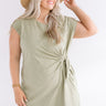 Social Hour Dress In Sage Curves Image - 1