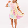 Good Energy Tie Dye Babydoll Dress In Yellow Image - 1