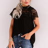 Sea Serenity Crochet Top In Black Image - 1