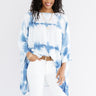 My Best View Tie Dye Shift Tunic In Blue Image - 1