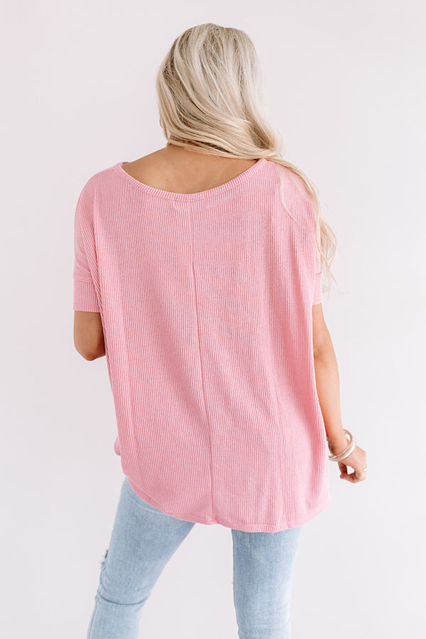 Chic Instinct Shift Top In Blush Image - 5