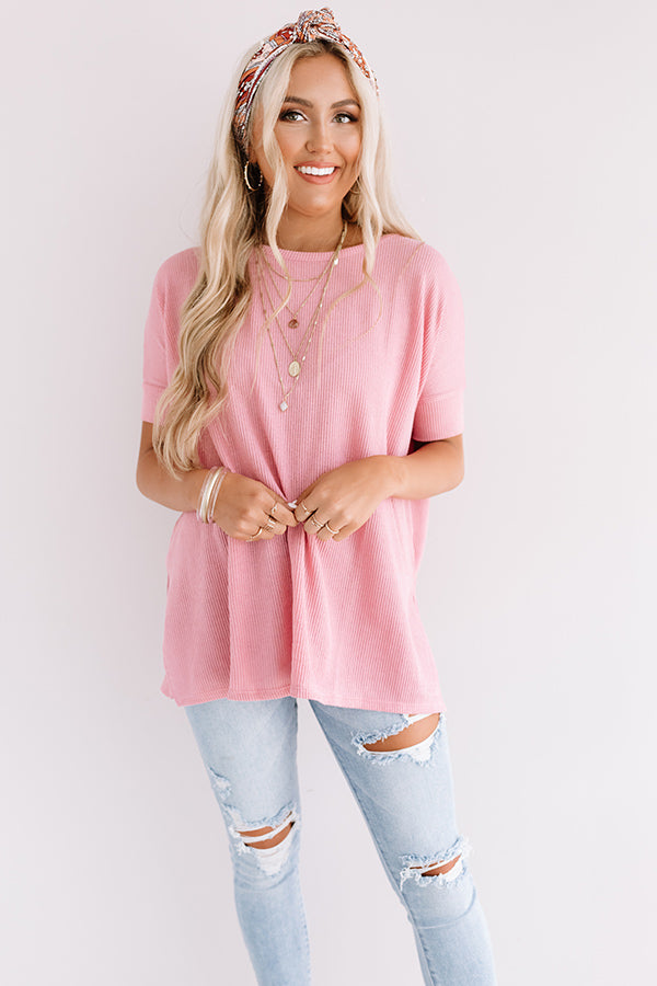 Chic Instinct Shift Top In Blush Image - 3