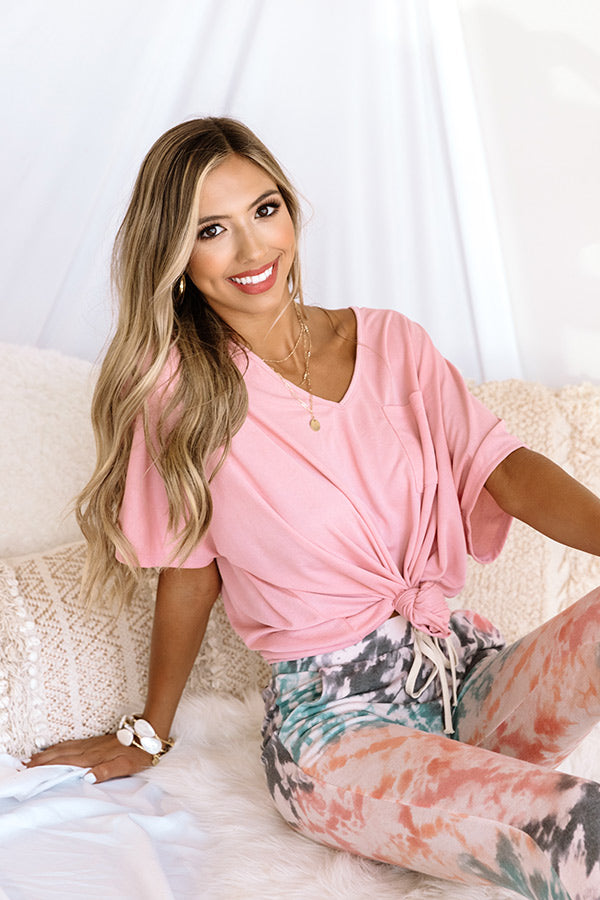 SoCal Luxe Shift Top In Pink Image - 3