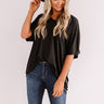 SoCal Luxe Shift Top In Black Image - 1