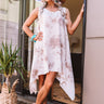 Rhythm And Sway Tie Dye Tunic Dress In Taupe Image - 1
