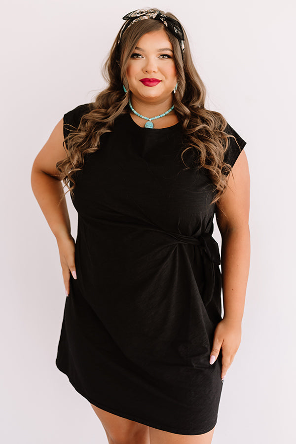 Social Hour Dress In Black Curves Image - 2