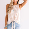 The Yacht Spot Tie Top In Champagne Image - 1
