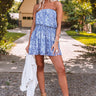 Paparrazi Flashes Snake Print Dress in Blue Image - 1