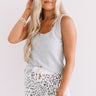 Simply Thriving Waffle Knit Top In Grey Image - 1
