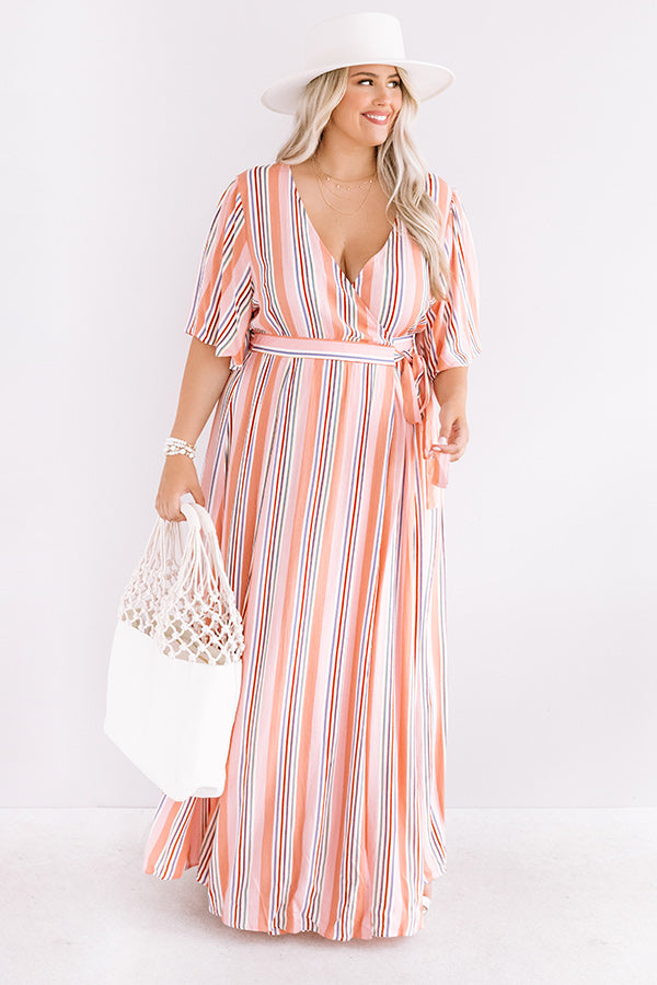 Lane To Paradise Wrap Maxi Curves Image - 2