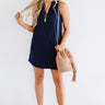 Fly By Shift Dress In Navy Image - 1