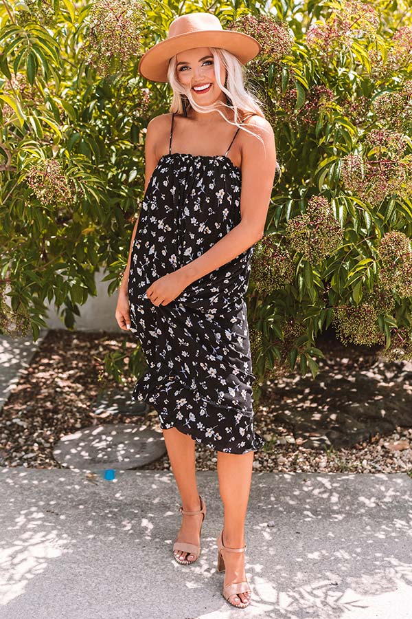 Palm Beach Bliss Floral Midi Image - 4