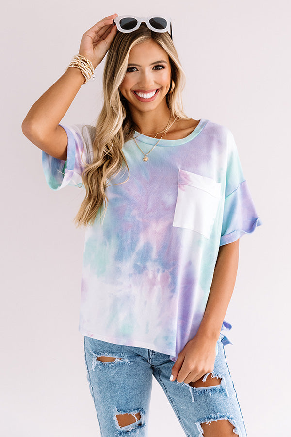 Constant Joy Tie Dye Shift Tee Image - 3