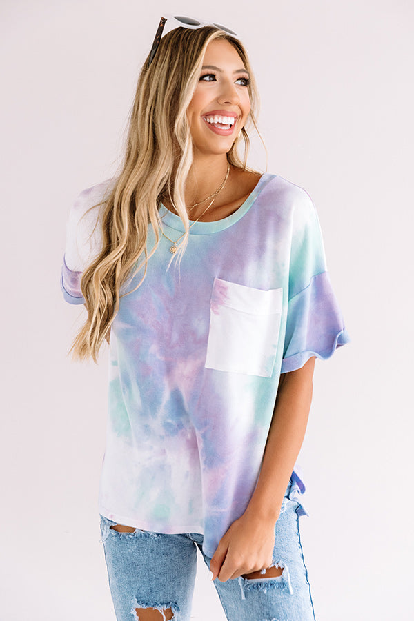 Constant Joy Tie Dye Shift Tee Image - 4