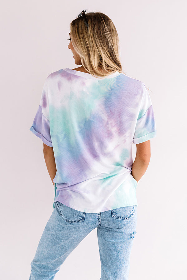 Constant Joy Tie Dye Shift Tee Image - 5