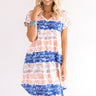 Here And There Tie Dye Dress In Navy Image - 1