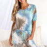 Tender Heart Tie Dye Shift Tee In Mint Image - 1