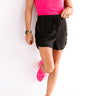 The Kynlee Knit Shorts In Black Image - 1
