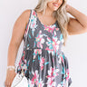 Better In Blooms Babydoll Top In Turquoise Curves Image - 1