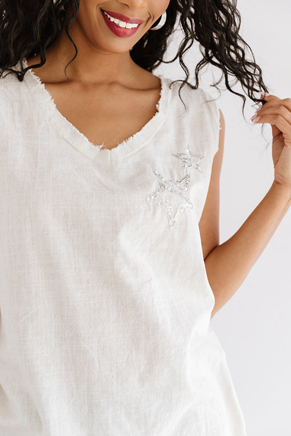 North Star Shift Top In Birch Image - 4