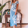 Pacific Coast Highway Tie Dye Maxi In Airy Blue Image - 1