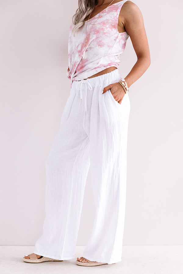 Poolside Retreat Tie Dye Knit Top In Pink Image - 3