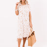 Sincerely Chic Leopard Midi In Ivory Image - 1