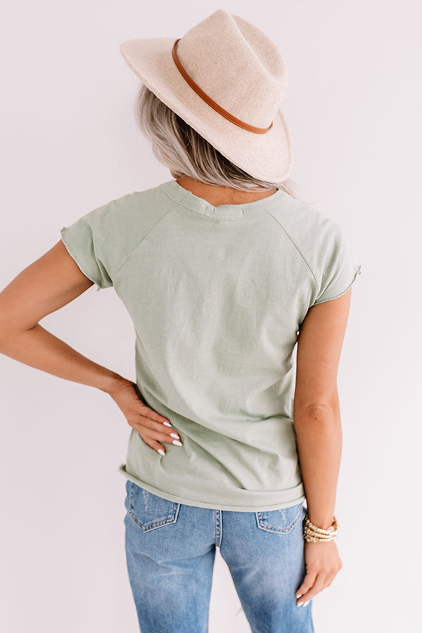 Poppy Punch Shift Tee In Pear Image - 3