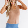 Tender And Kind Knit Top In Camel Image - 1