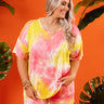No Complaints Tie Dye Shift Tee Curves Image - 1