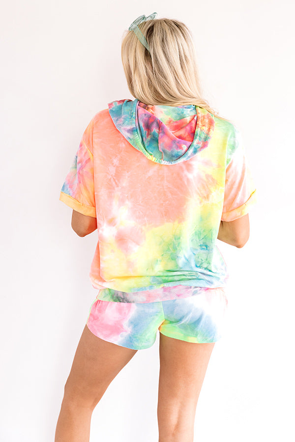 Still Falling For You Tie Dye Hoodie Image - 5