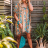 Beach Hangout Snake Print Tunic Image - 1