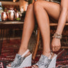 The Sylvie Snake Print Wedge Image - 1