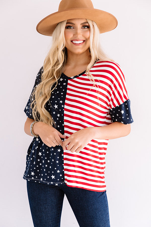 Freedom Rings Shift Top Image - 3