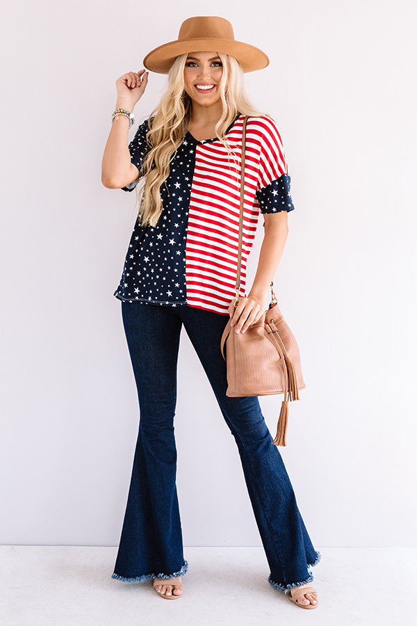 Freedom Rings Shift Top Image - 2