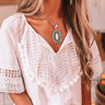 Style Icon Turquoise Necklace Image - 1
