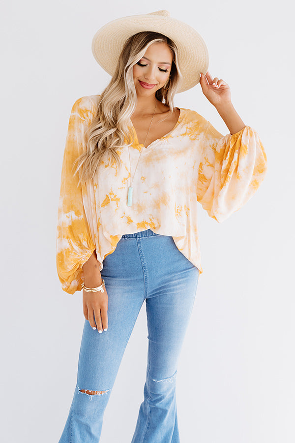 Fresh Pineapple Tie Dye Top • Impressions Online Boutique