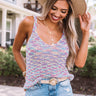 Vacay Guru Knit Tank In Blue Image - 1