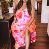 Surfing Until Sunset Tie Dye Maxi In Tangerine Curves Image - 1