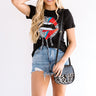Juicy Gossip Leopard Lips Tee Image - 1