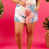 On A Roll Tie Dye Shorts Curves Image - 1