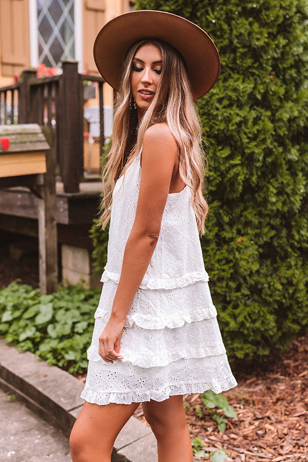 Swooning In Spain Eyelet Dress Image - 4