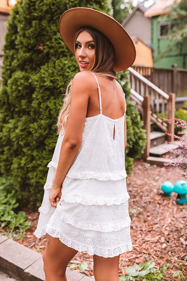 Swooning In Spain Eyelet Dress Image - 5