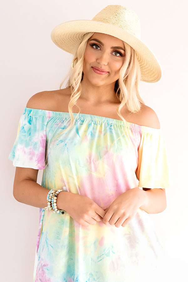 Happy For You Tie Dye Dress Image - 5