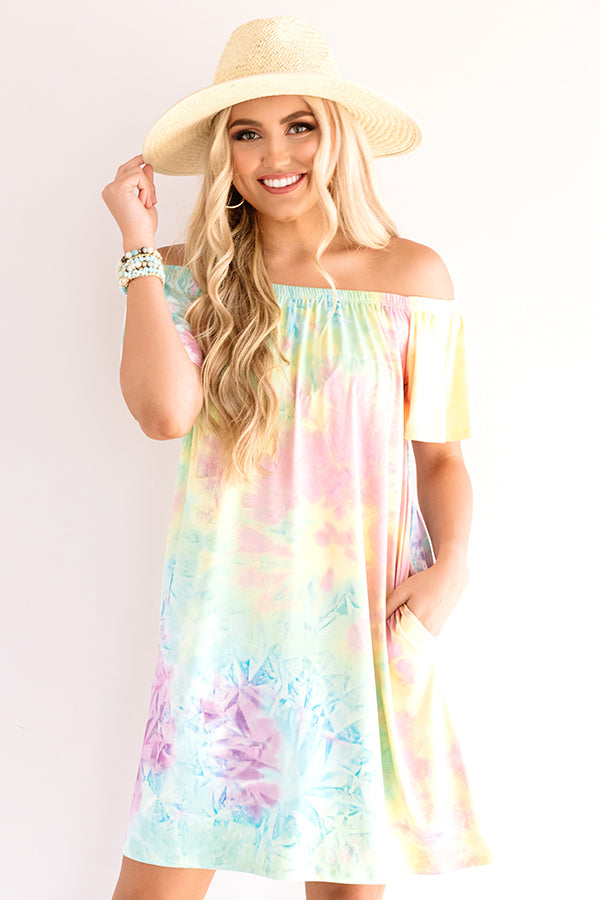 Happy For You Tie Dye Dress Image - 3