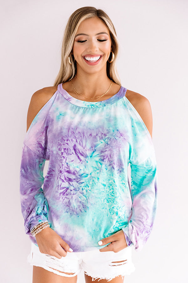 Hype Me Up Tie Dye Top Image - 4