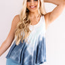 Bali Life Babydoll Tie Dye Top In Ocean Blue Image - 1