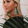 Prosecco In Portofino Beaded Earrings In Turquoise Image - 1