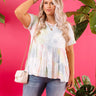 Great Convo Tie Dye Babydoll Top Curves Image - 1